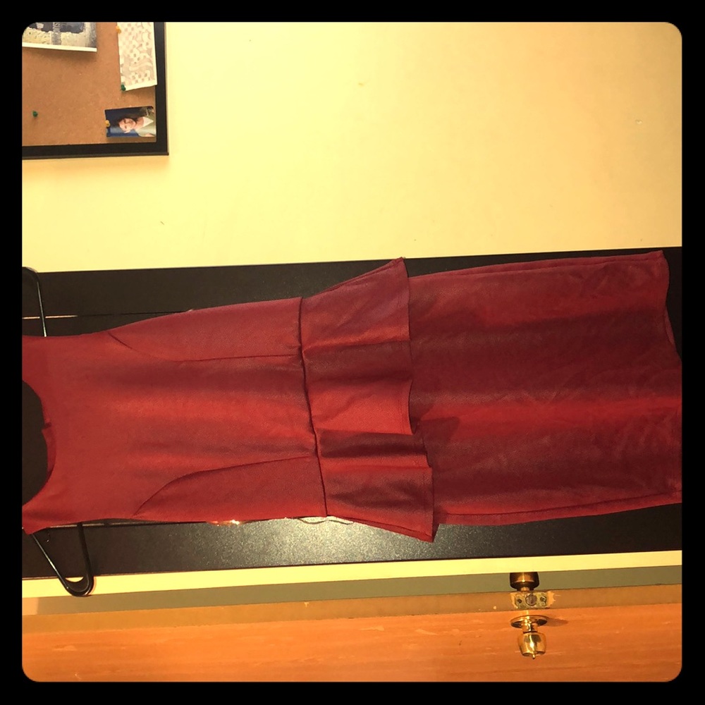 A Windsor Maroon Dress